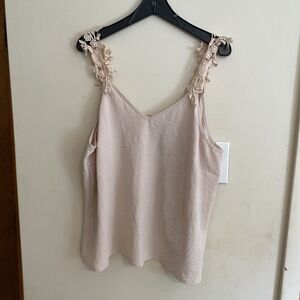 Lace Strap Camisole - Cream